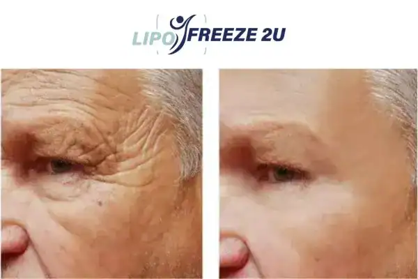 Mens before and after Morpheus 8 Chigwell results.